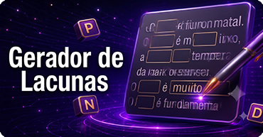 Gerador de Texto com Lacunas